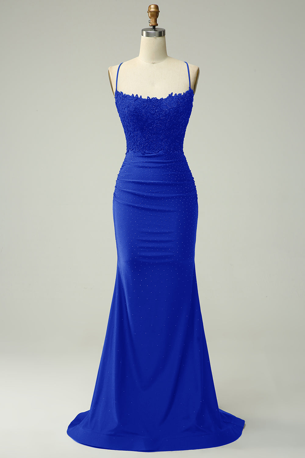 Sparkly Dark Green Mermaid Halter Long Formal Dress with Beading