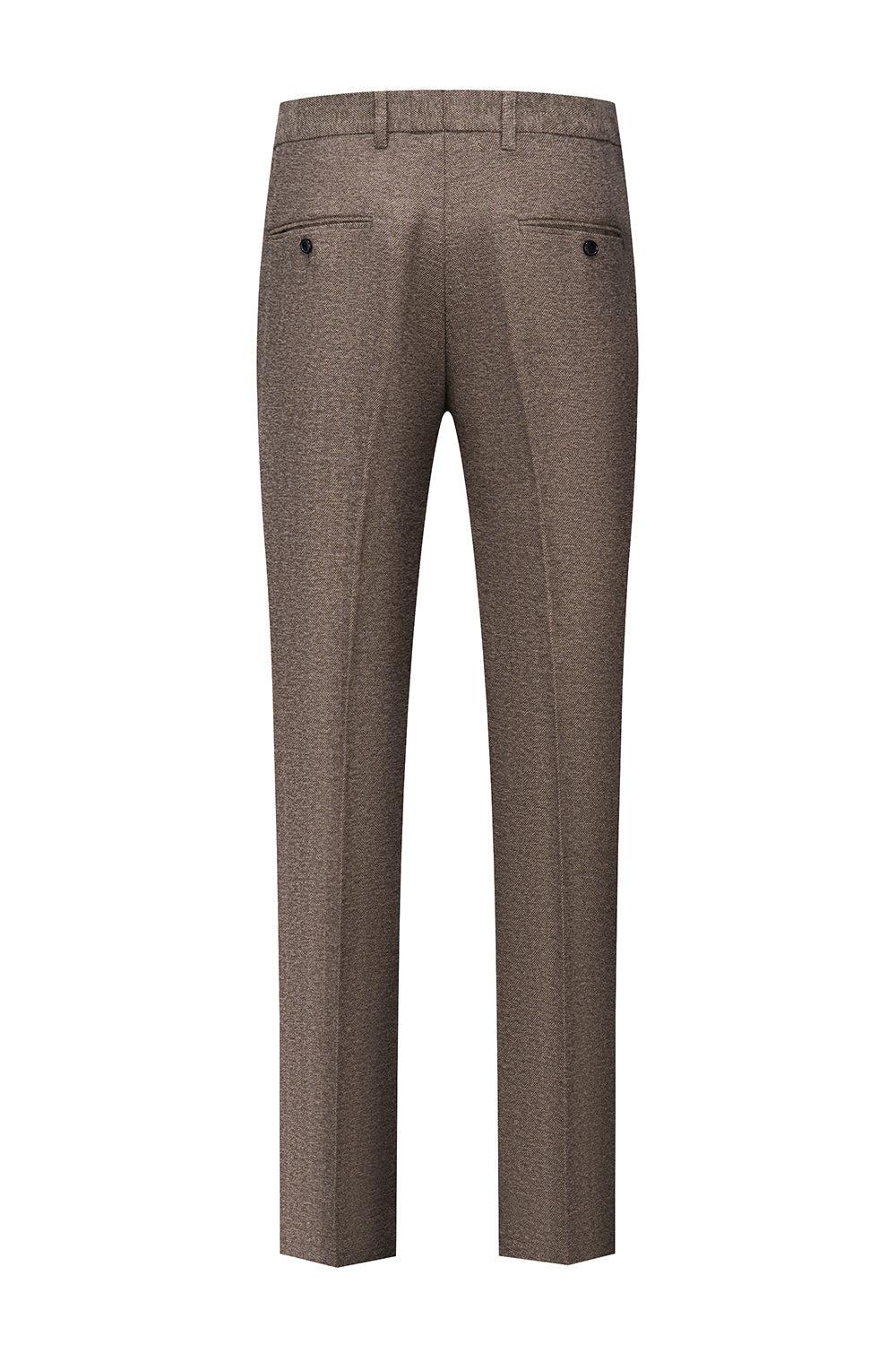 Brown Slim Fit 3 Pieces Double Breasted  Formal Men's Suits