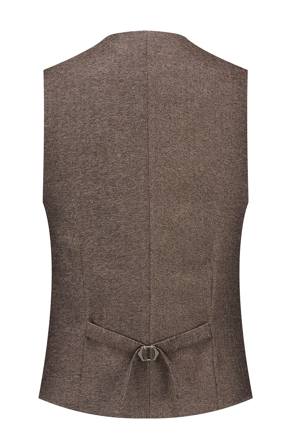 Brown Slim Fit 3 Pieces Double Breasted  Formal Men's Suits