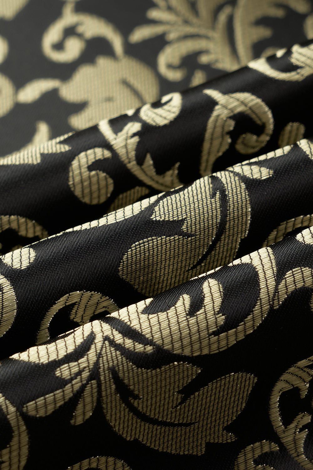 Golden Jacquard Shawl Lapel Men's Blazer