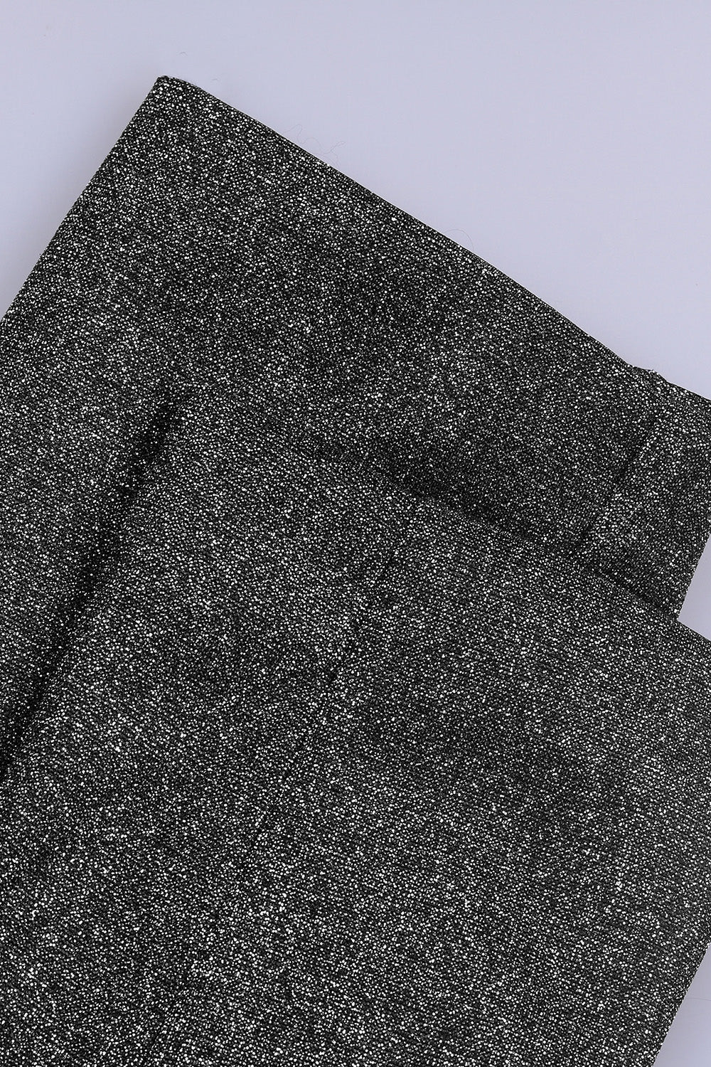 Glitter Pink Notched Lapel Women Blazer