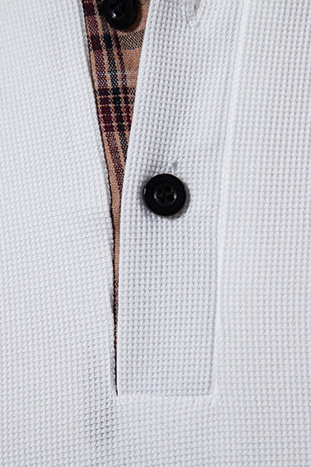 White Cotton Short Sleeves Casual Men's Polo Shirt