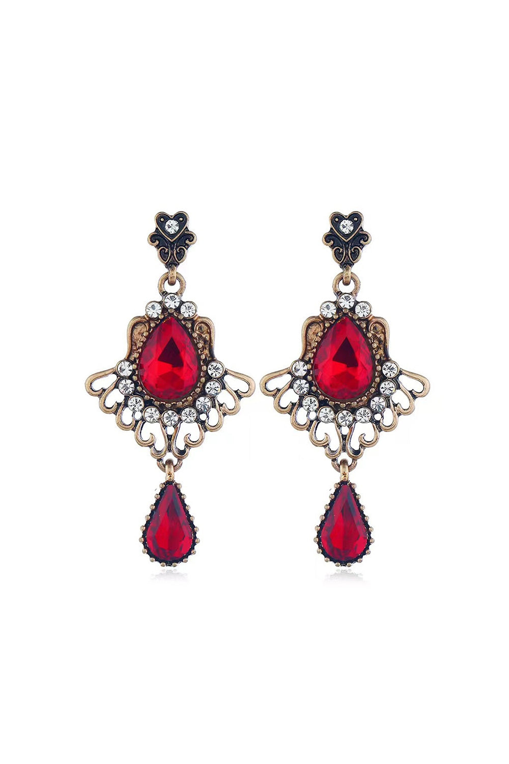 Red 1920s Party Accessories Four Pieces Sets