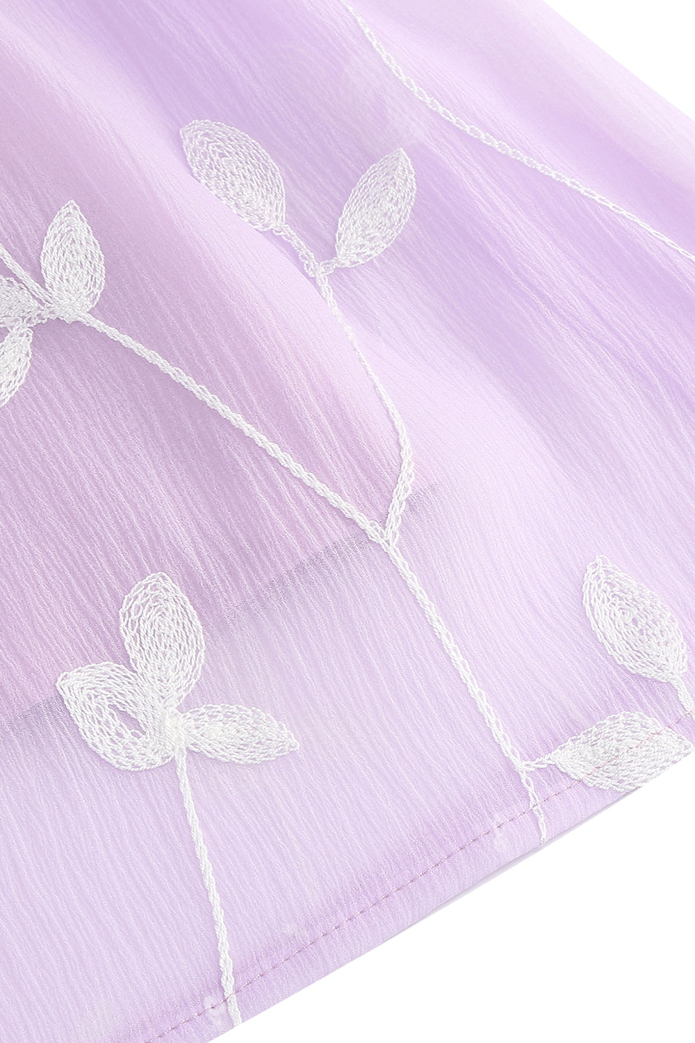 Floral Purple A Line Spaghetti Straps 1950s Dress