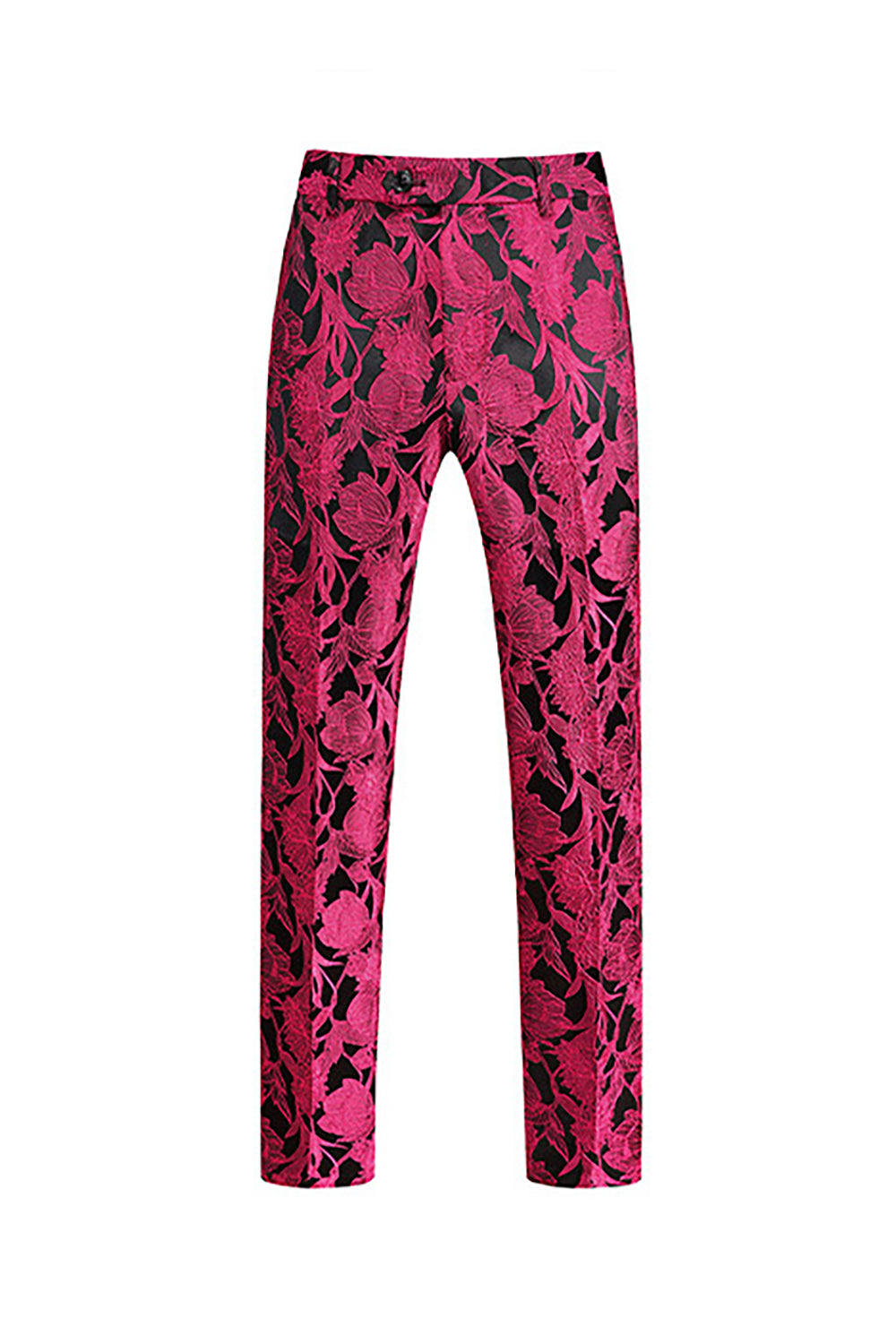 Black Jacquard 3 Pieces Shawl Lapel Single-breasted Men's Formal Suits