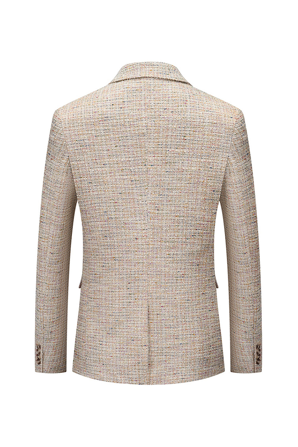 Grey Peak Lapels Single Breasted Men's Formal Blazer
