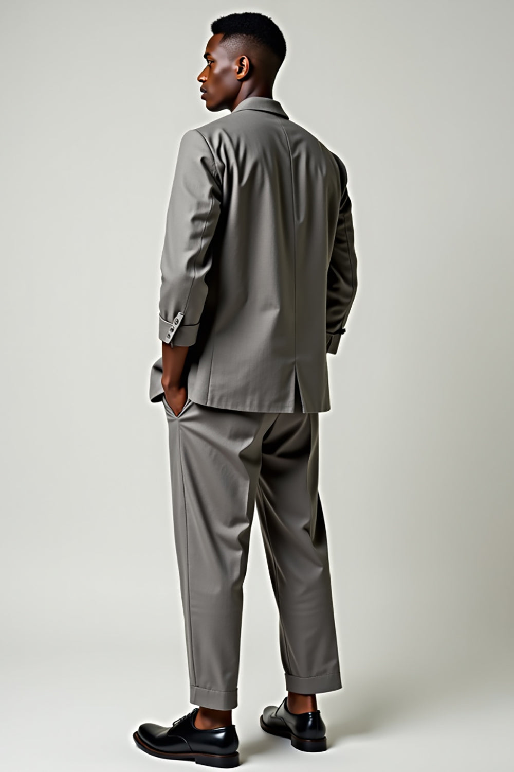 Dark Green Notched Lapel 2 Piece Men Homecoming Suits