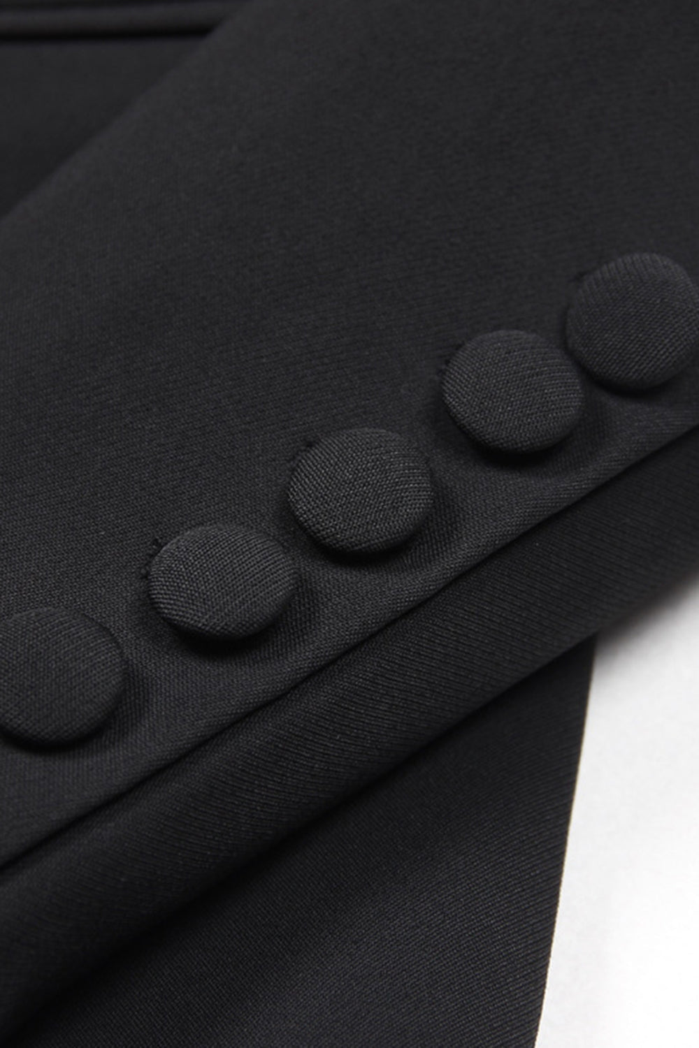 Black 2-Piece Peak Lapel Single Breasted Women Formal Suits