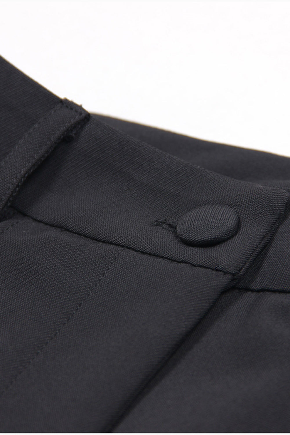 Black 2-Piece Peak Lapel Single Breasted Women Formal Suits