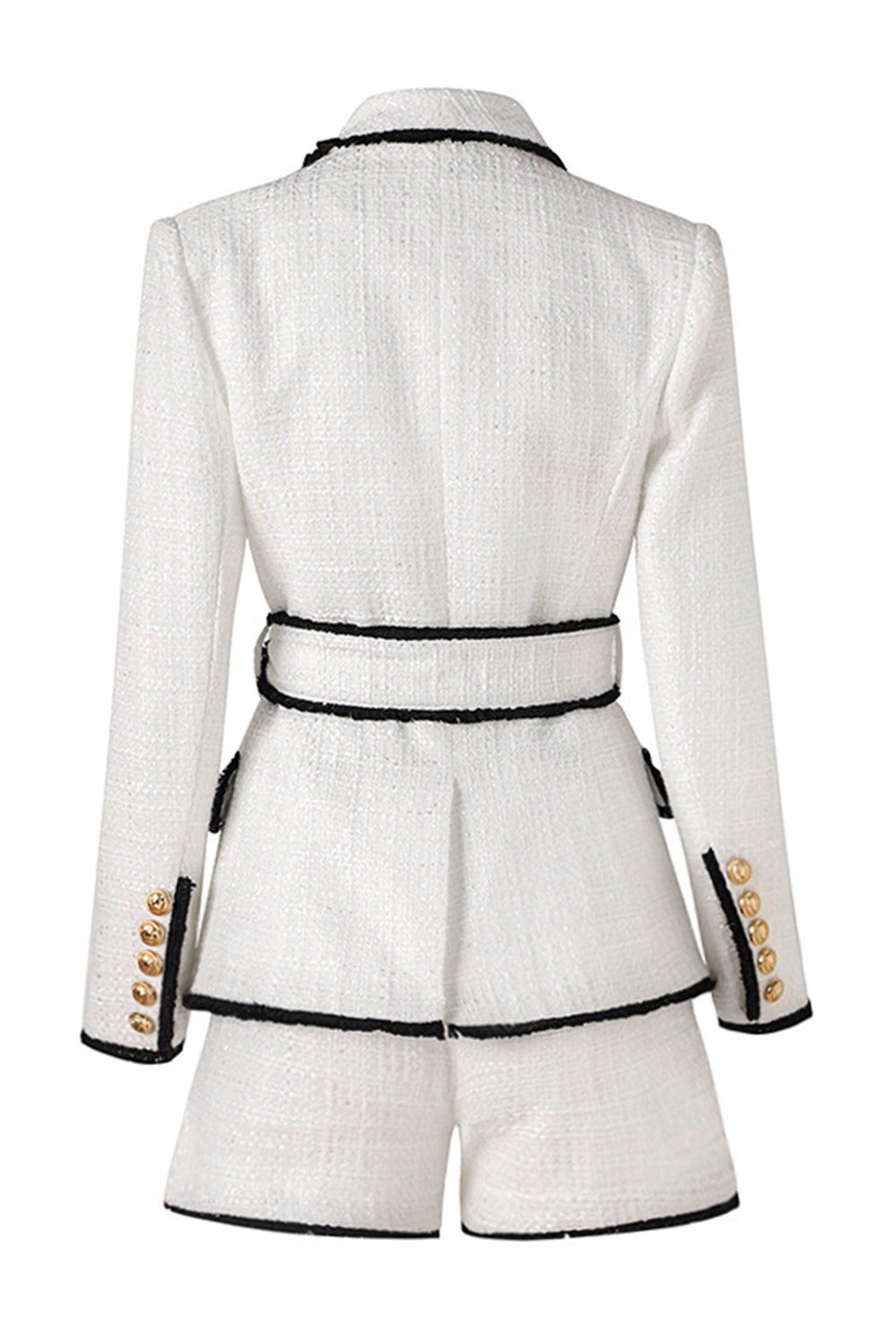 Black 2-Piece Shawl Lapel Double Breasted Women Formal Suits