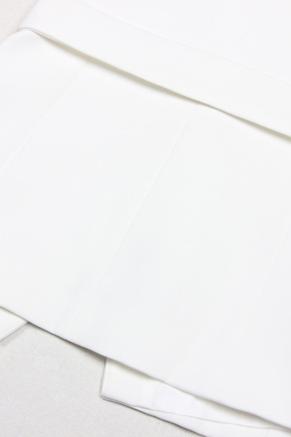 White Peak Lapel Sleeveless Satin Women Formal Blazer