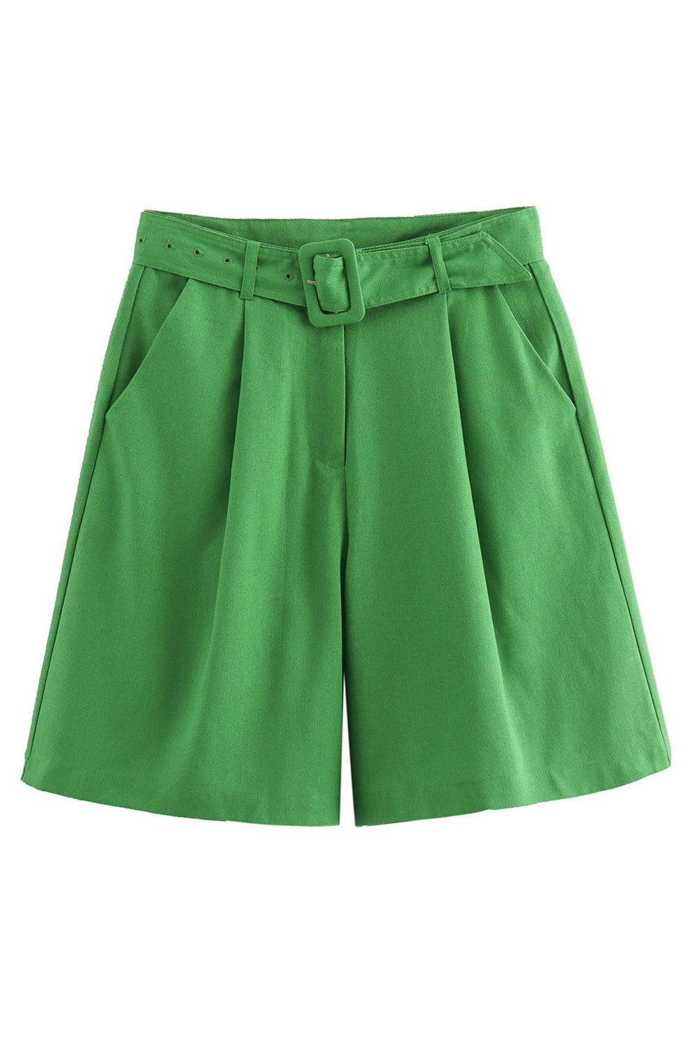 Green 2 Piece Peak Lapel Double Breasted Women Formal Suits