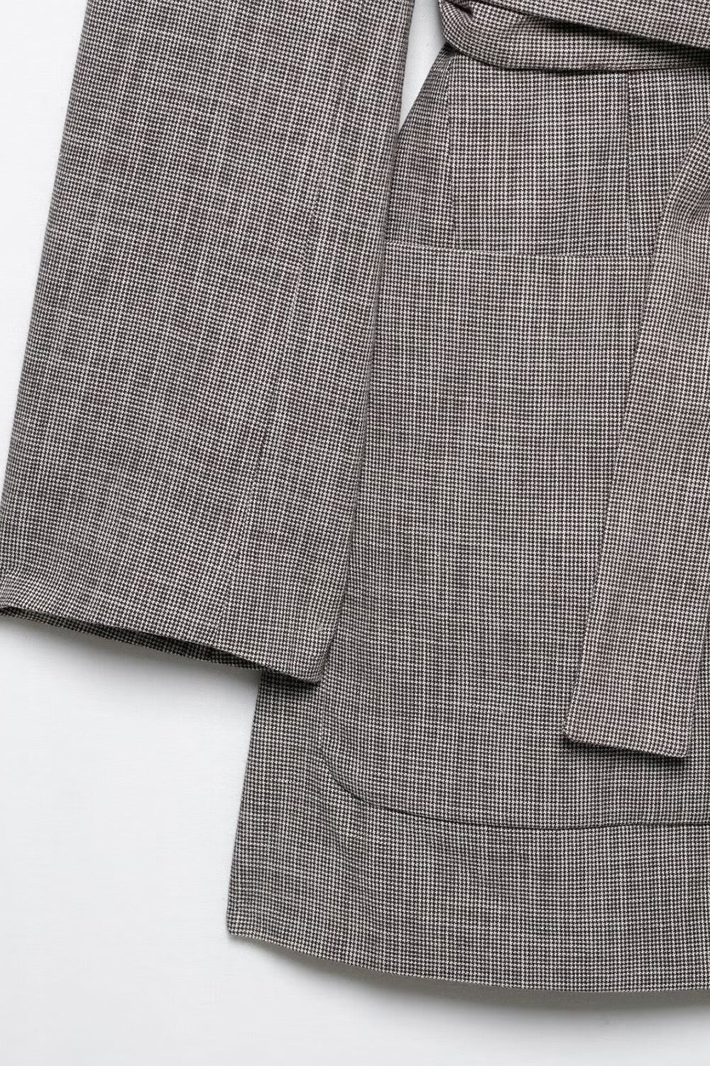 Grey 2 Piece Notched Lapel Women Formal Suits with Belts