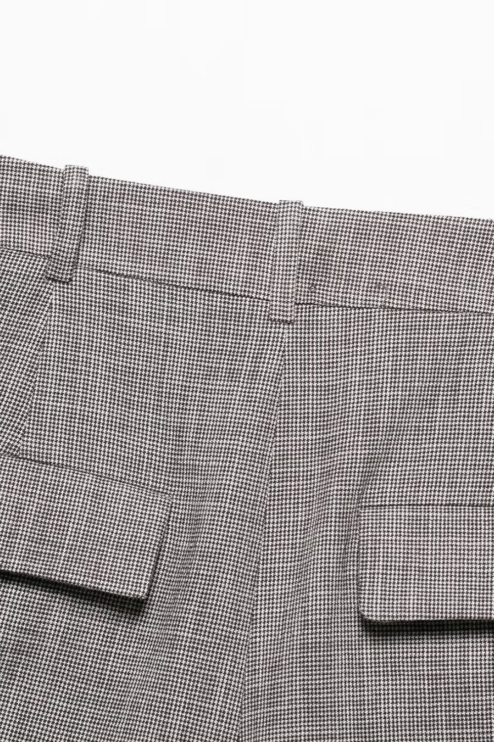 Grey 2 Piece Notched Lapel Women Formal Suits with Belts