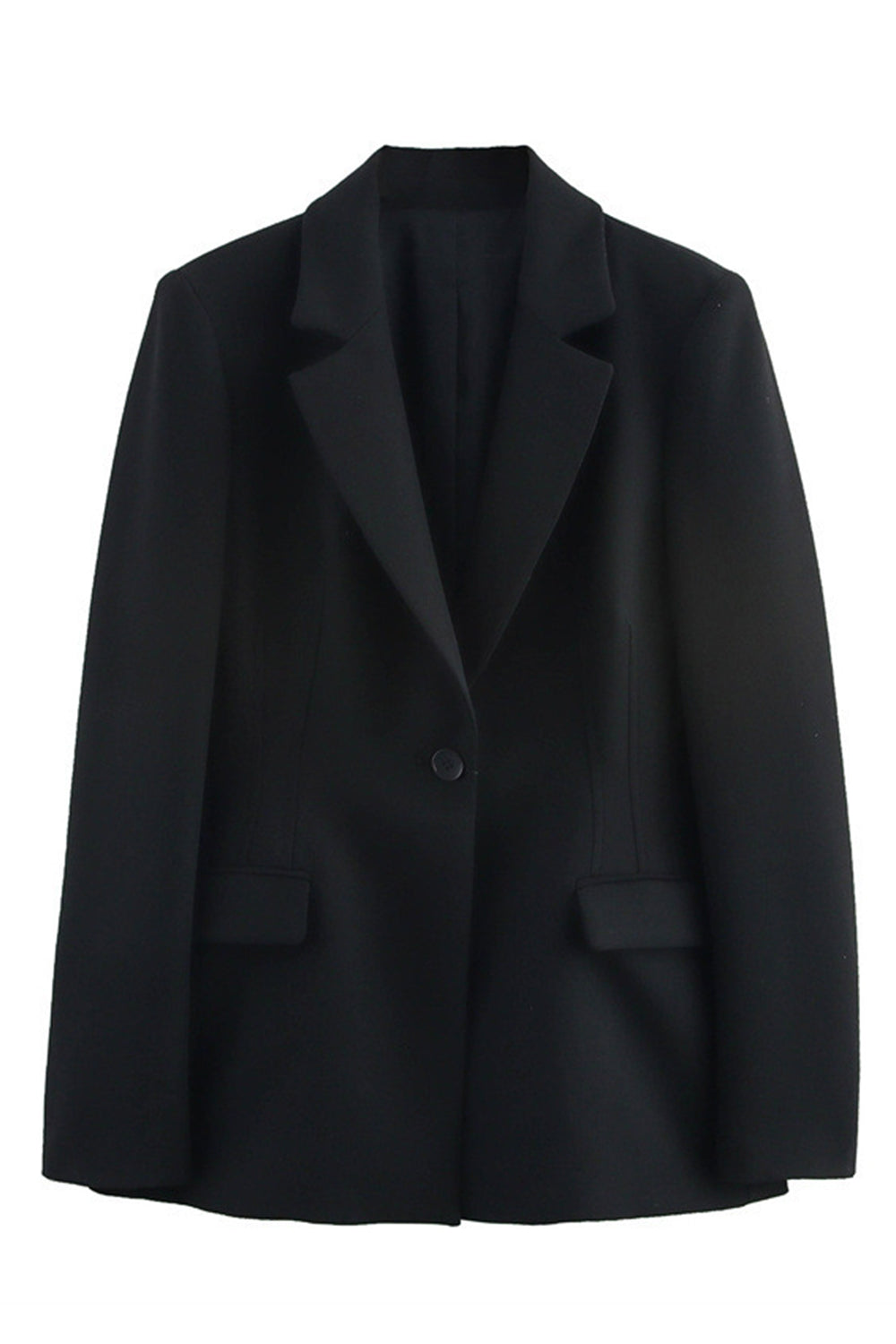 Black Single Breasted 2-Piece Notched Lapel Women Formal Suits