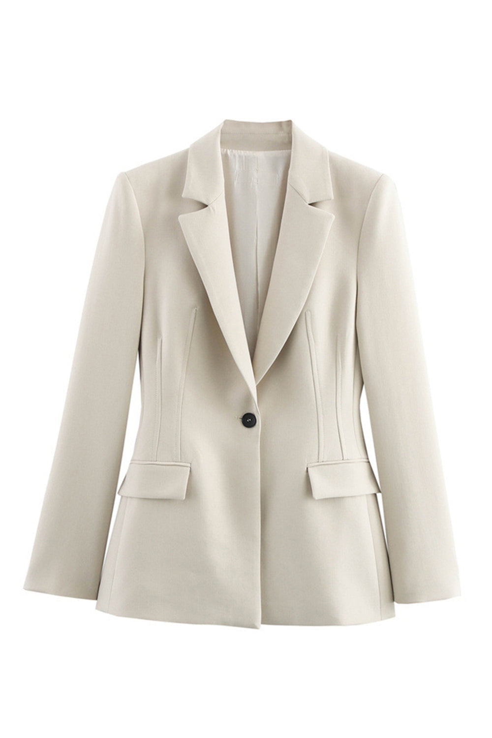 Black Single Breasted 2-Piece Notched Lapel Women Formal Suits