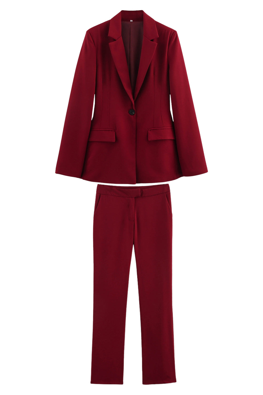 Black Single Breasted 2-Piece Notched Lapel Women Formal Suits