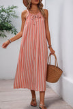 Blush A Line Spaghetti Strapless Long Summer Dress