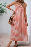 Blush A Line Spaghetti Strapless Long Summer Dress