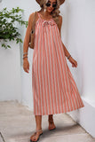 Blush A Line Spaghetti Strapless Long Summer Dress