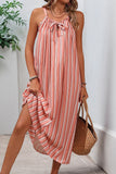 Blush A Line Spaghetti Strapless Long Summer Dress