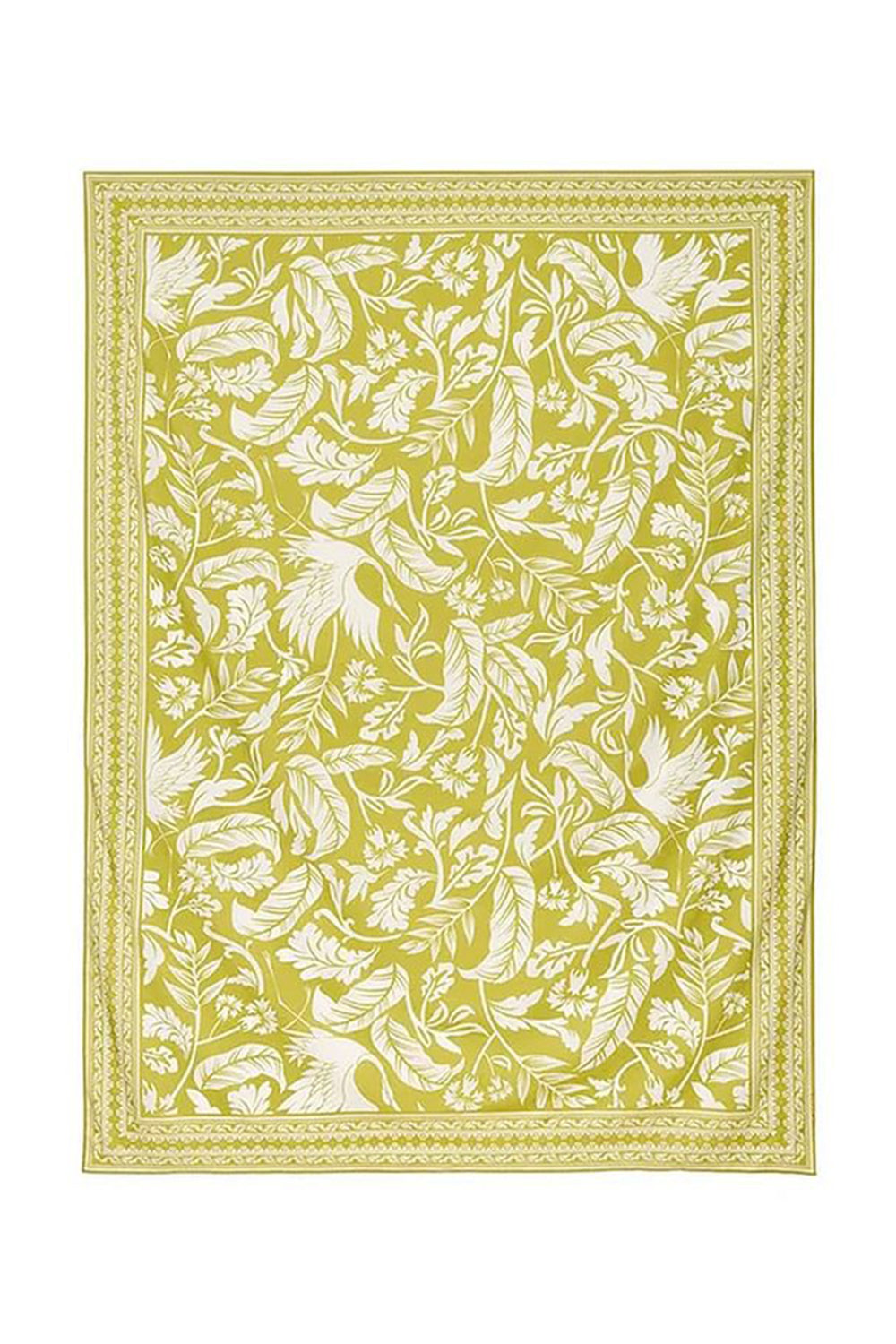 Yellow Printed Halter One Piece Swimwear with Cover Up