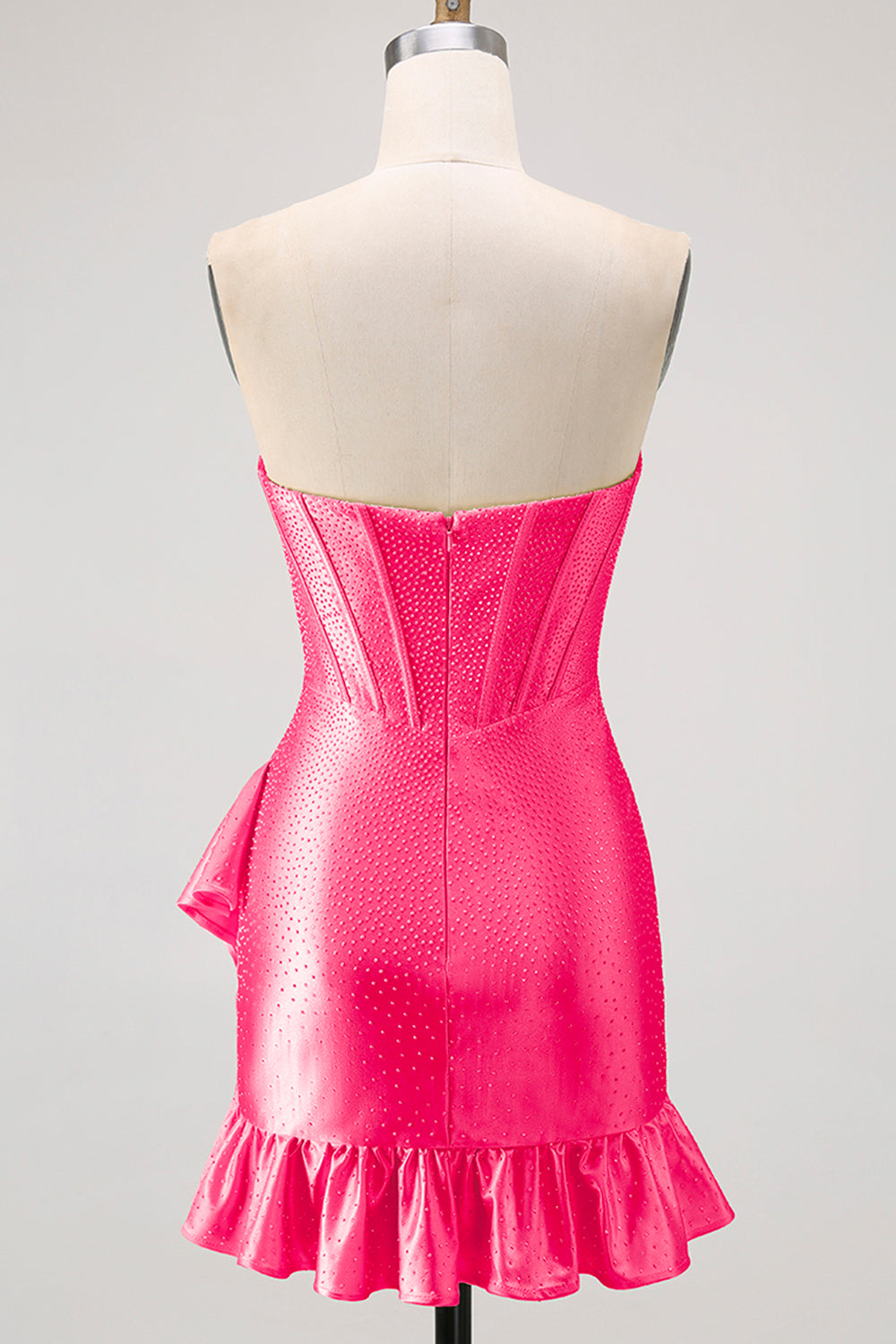 Sparkly Yellow Tight Sweetheart Corset Beaded Short Cocktail Dress with Ruffles