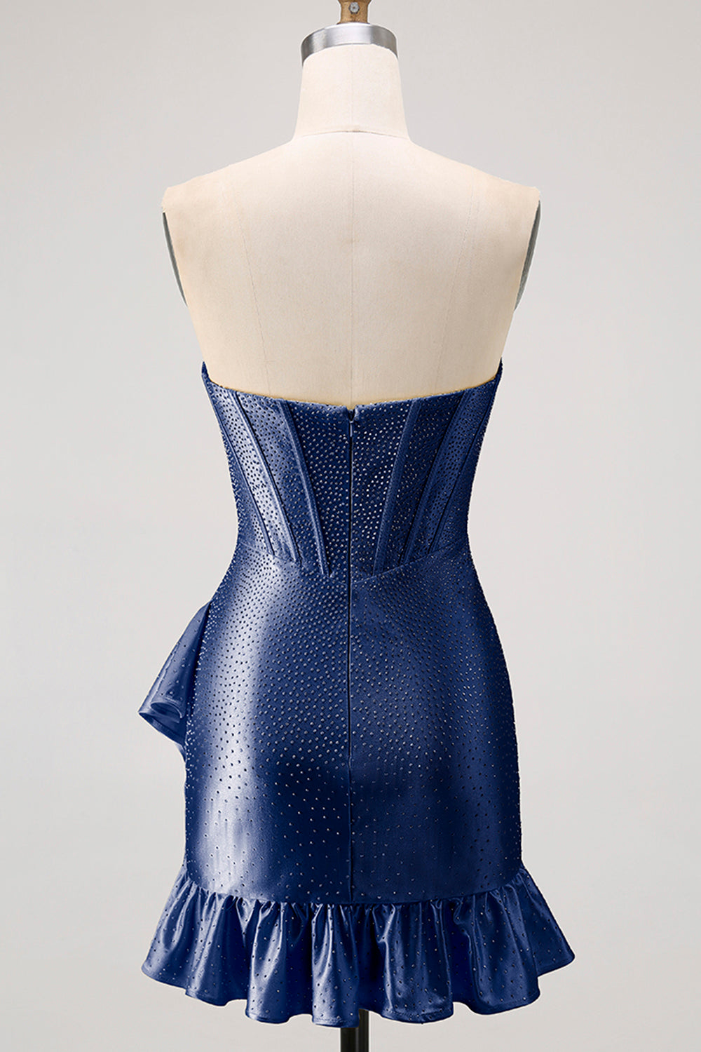Sparkly Yellow Tight Sweetheart Corset Beaded Short Cocktail Dress with Ruffles