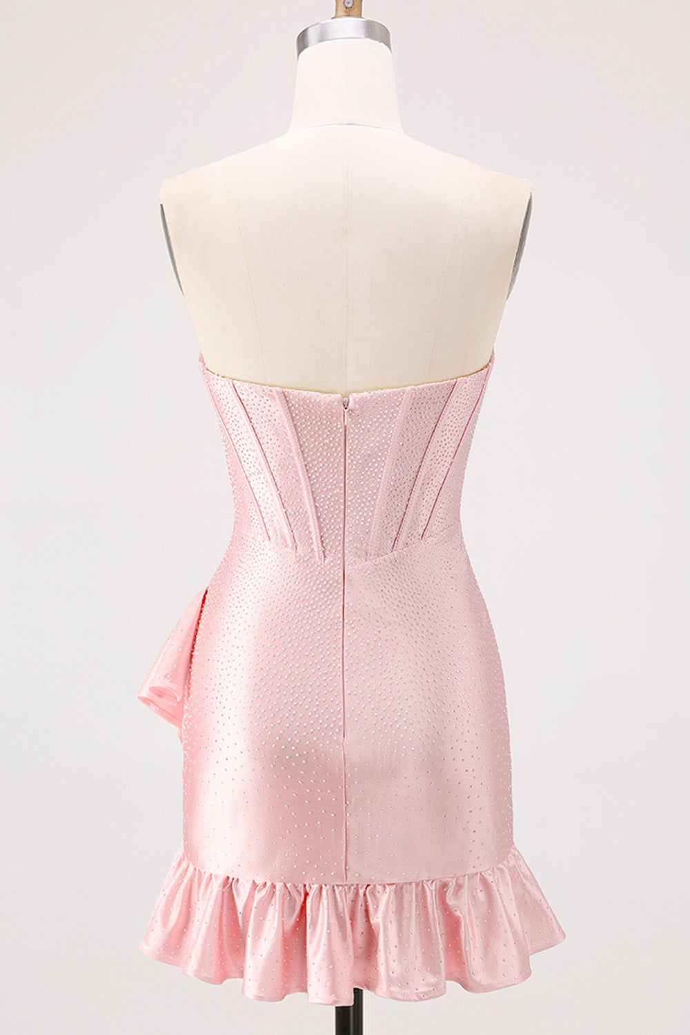 Sparkly Yellow Tight Sweetheart Corset Beaded Short Cocktail Dress with Ruffles