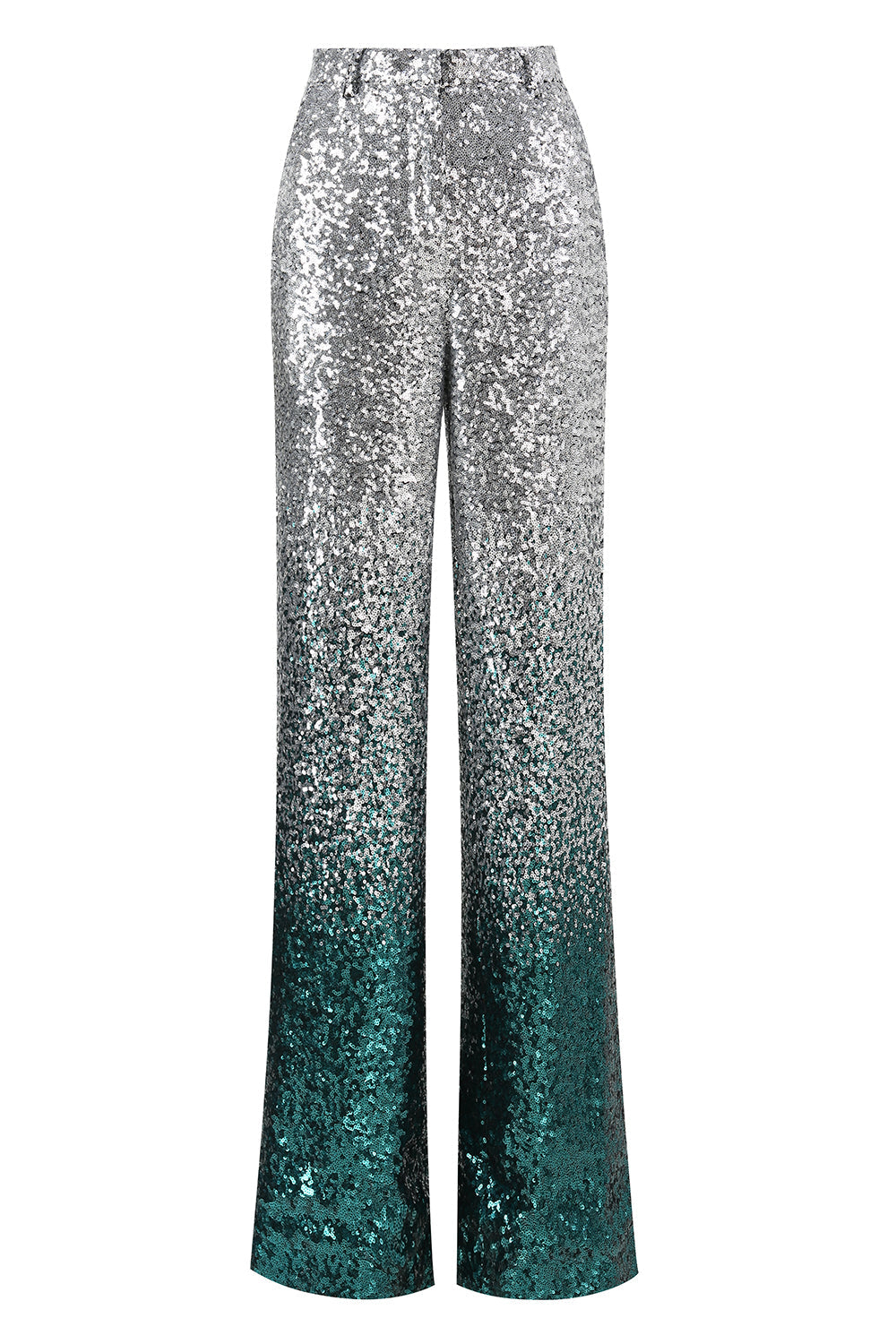 Sparkly Silver Sequins 2-piece Women Suits