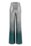 Sparkly Silver Sequins 2-piece Women Suits