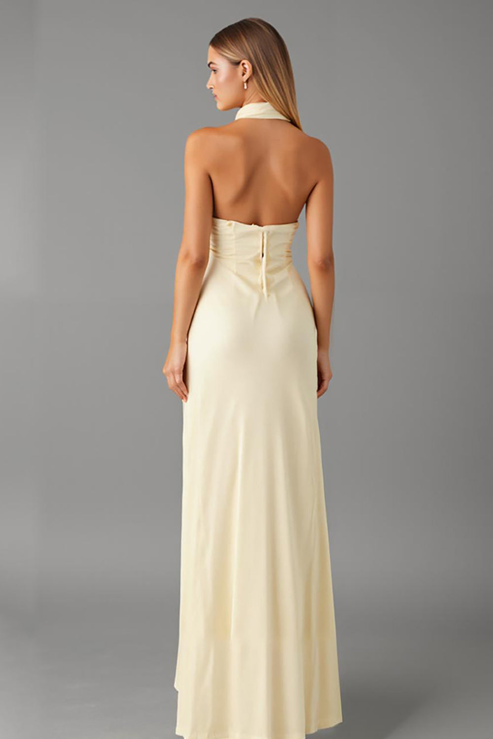 Daffodil V-Neck Sheath Chiffon Formal Dress