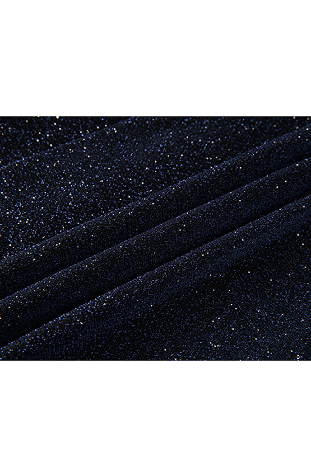 Sparkly Navy Shawl Lapel 2 Pieces Slim Fit Men Formal Suits