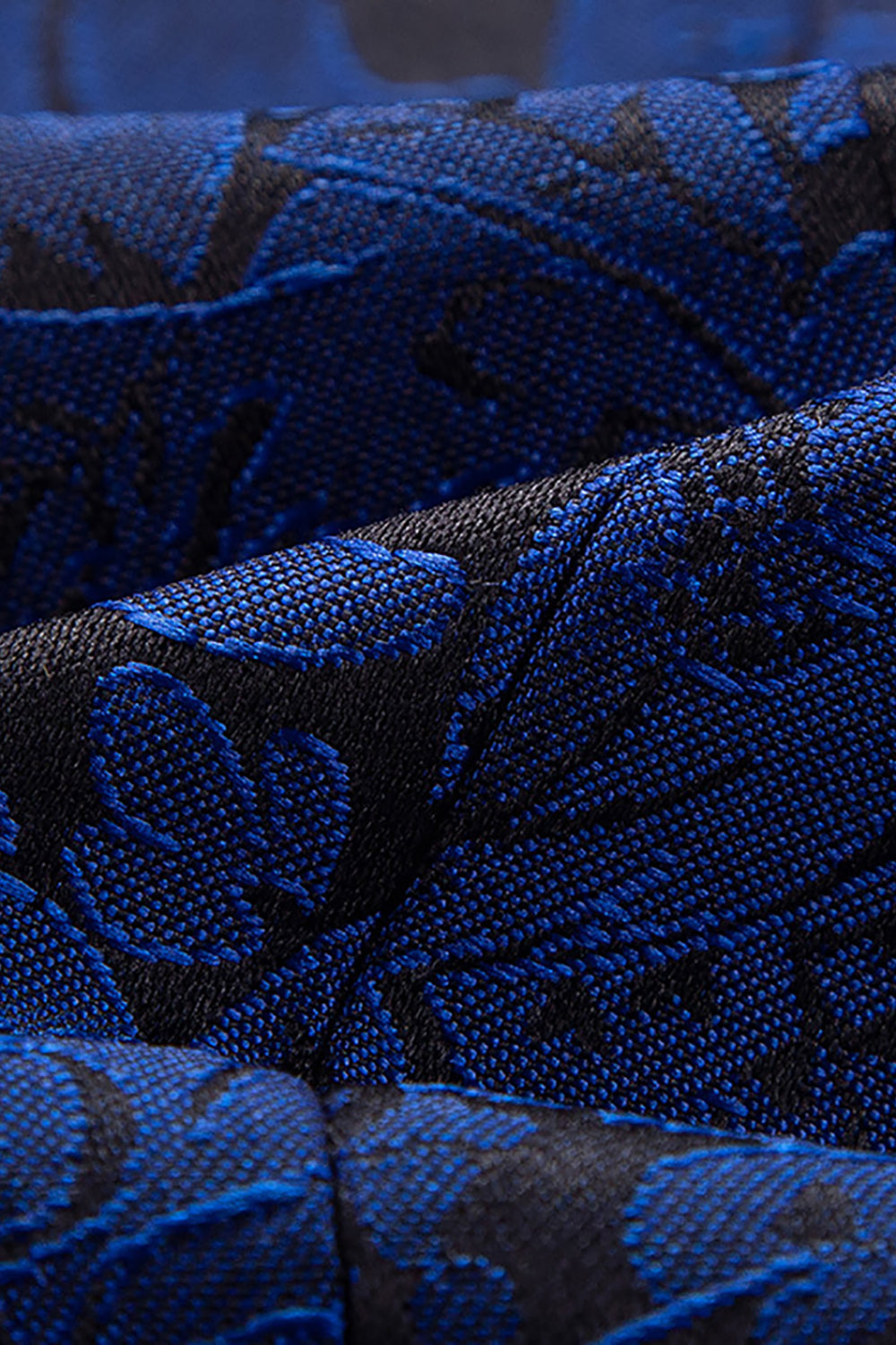 Jacquard Blue Shawl Lapel 2 Pieces Men Formal Suits