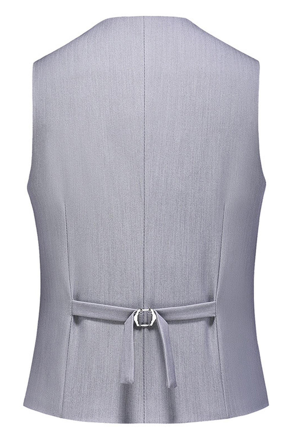 Light Grey Notched Lapel 3 Pieces Men's Formal Suits