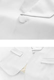 White Shawl Lapel 3 Pieces Men's Wedding Suits
