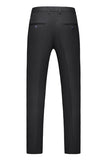 Black Peak Lapel Double Breasted 3 Pieces Men's Prom Suits