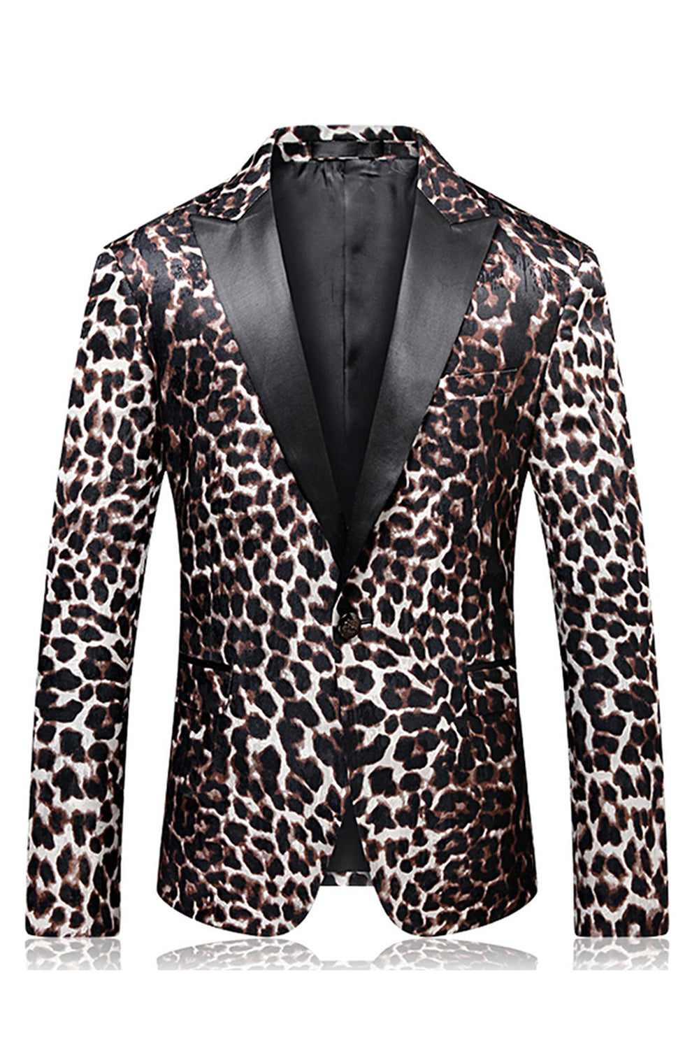 Leopard Peak Lapel 2-Piece One Button Men's Prom Suits