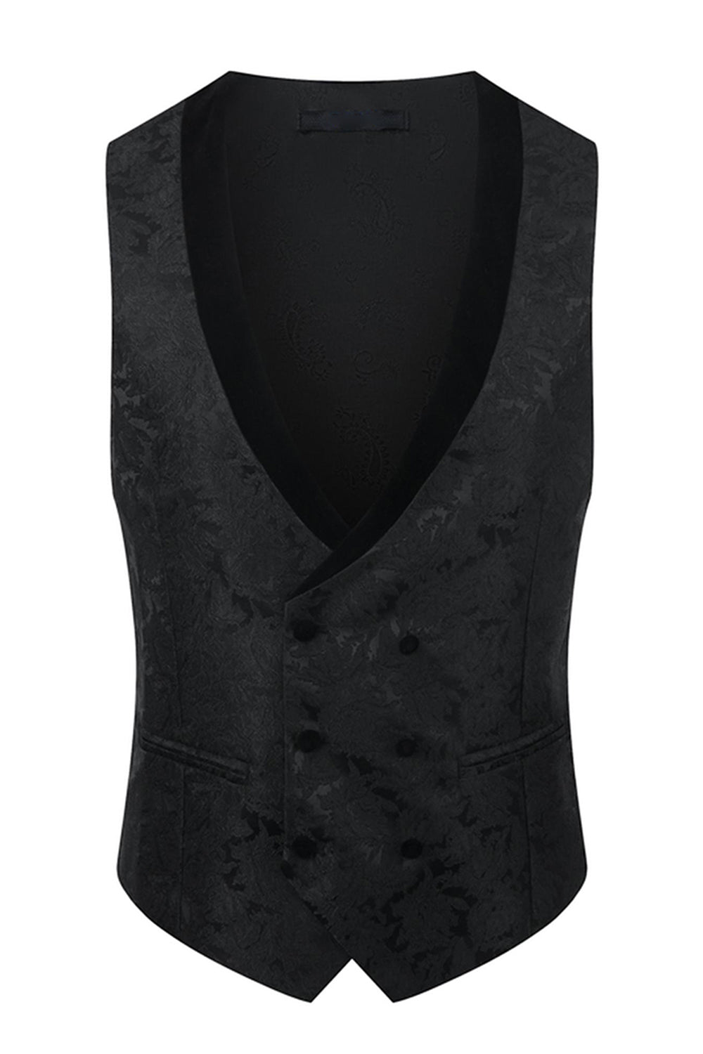 Black Shawl Lapel One Button 3-Piece Men's Prom Suits