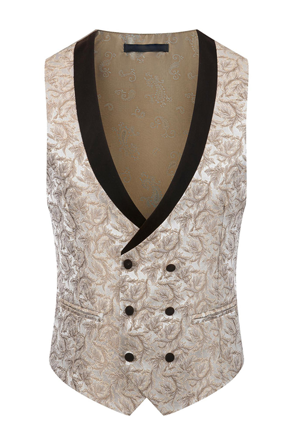 Black Shawl Lapel One Button 3-Piece Men's Prom Suits