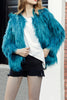Load image into Gallery viewer, Lake Blue Faux Fur Short Shearling Coat