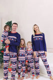 Red Winter Reindeer Printed Christmas Family Matching Pajamas