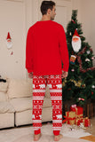 Red Tree Printed Long Sleeves Christmas Family Matching Pajamas
