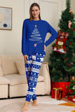 Red Tree Printed Long Sleeves Christmas Family Matching Pajamas