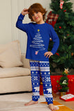 Red Tree Printed Long Sleeves Christmas Family Matching Pajamas