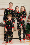 Red Christmas Cozy Printed Long Sleeves Family Matching Pajamas