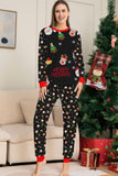Red Christmas Cozy Printed Long Sleeves Family Matching Pajamas