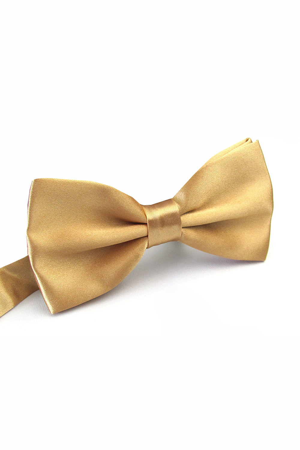 Yellow Satin Bow Ties Formal Tuxedo Bowtie