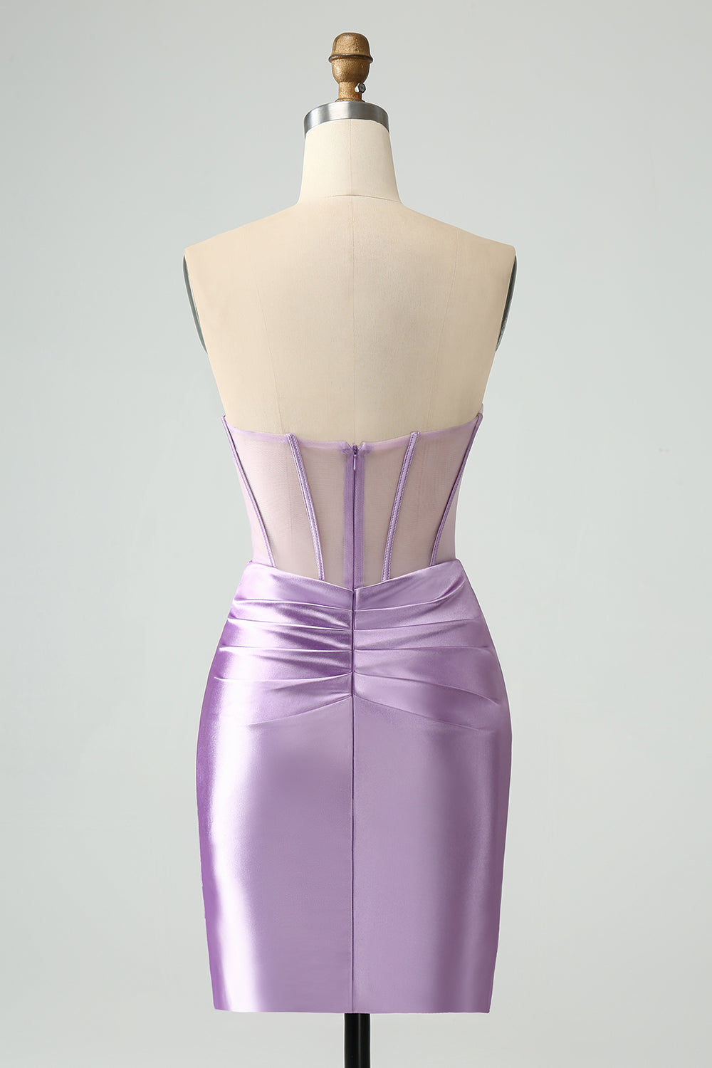 Dark Green Corset Strapless Bodycon Short Cocktail Dress