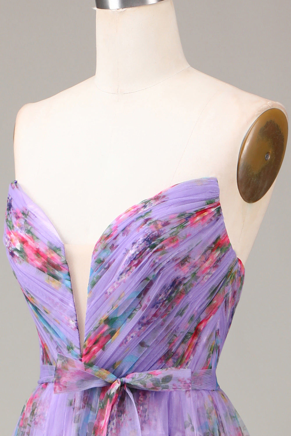 Purple Sweetheart A-Line Formal Dress